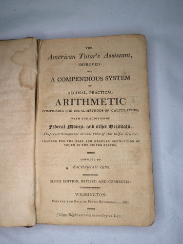 1811 american tutor - american, tutor's